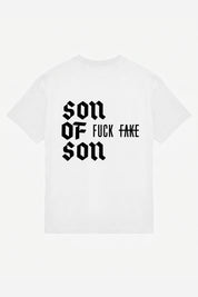 Fuck Fake Regular Tee — White