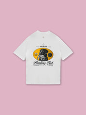 Hunting Club Oversized T-Shirt  — White