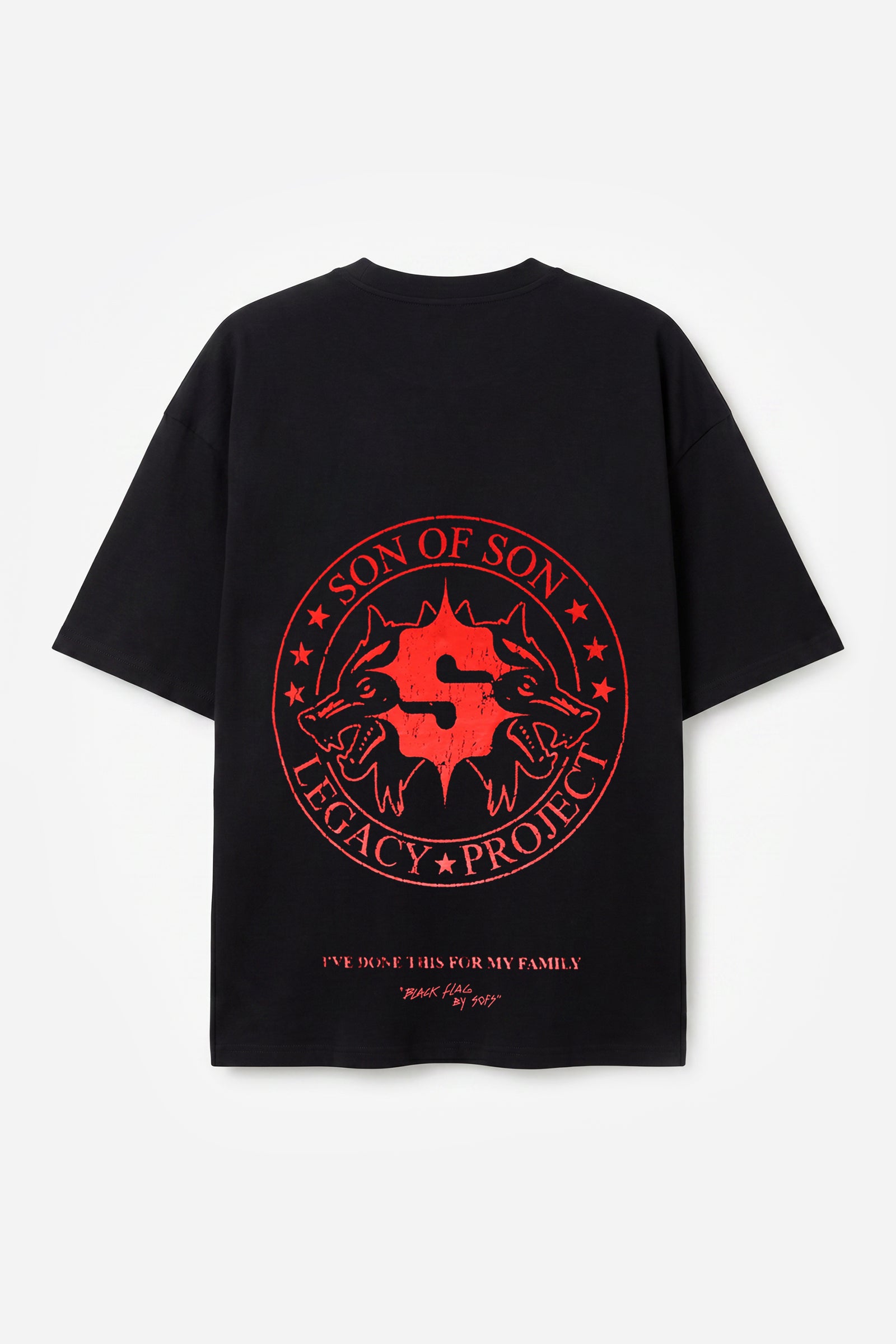 Legacy Project Oversized T-Shirt — Black