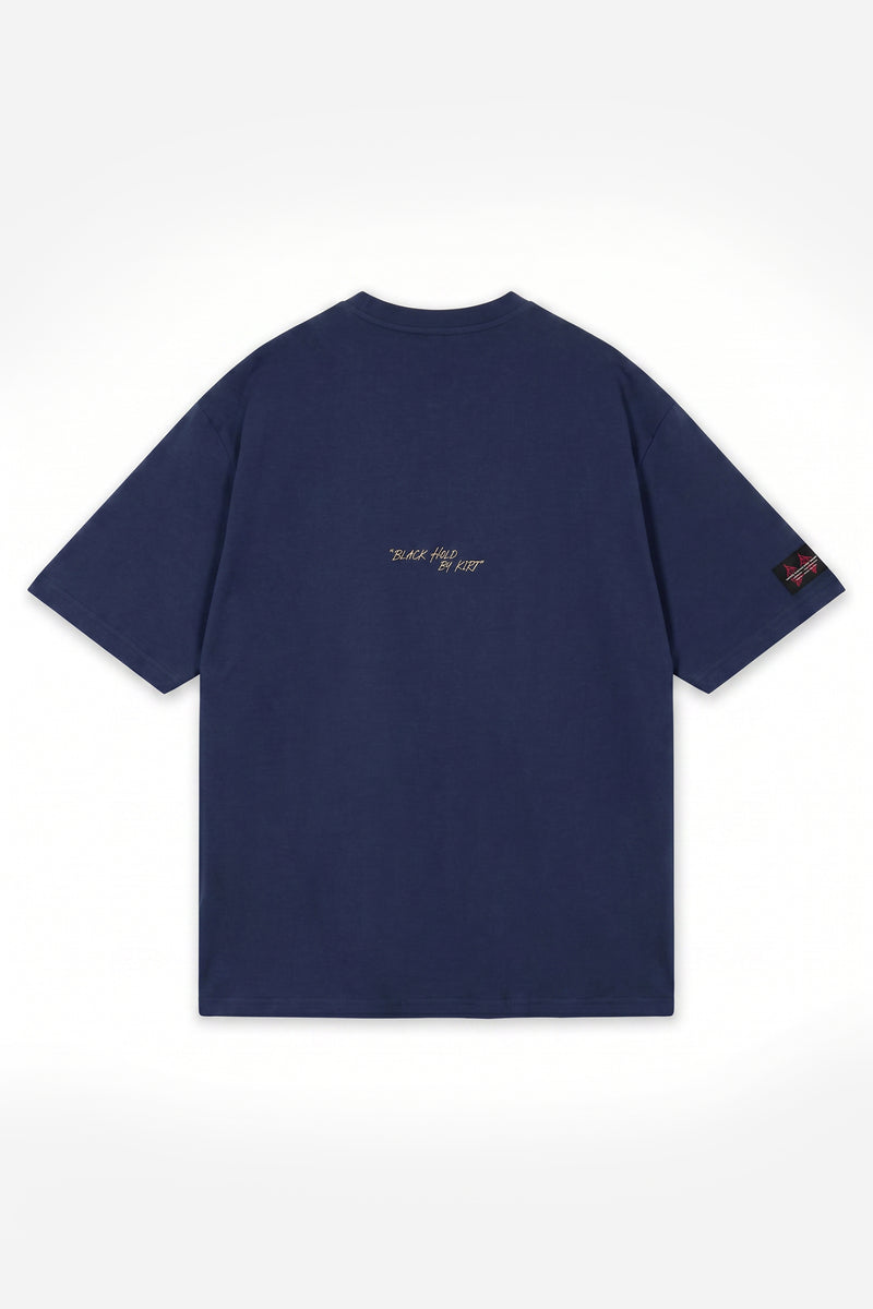 SOFS Oversized Tee — Navy Blue