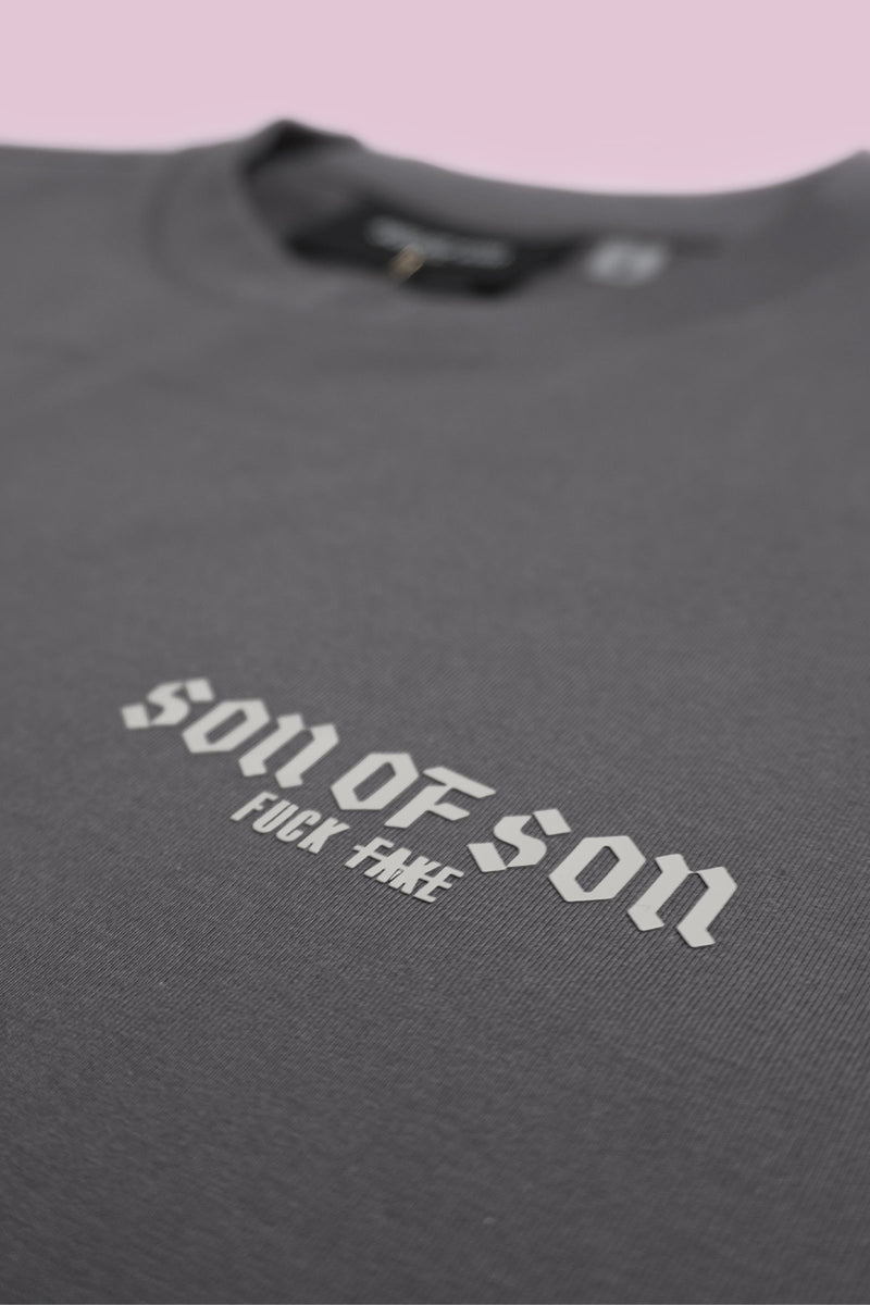 SOFS Basic Regular T-Shirt — Dark Grey • V1