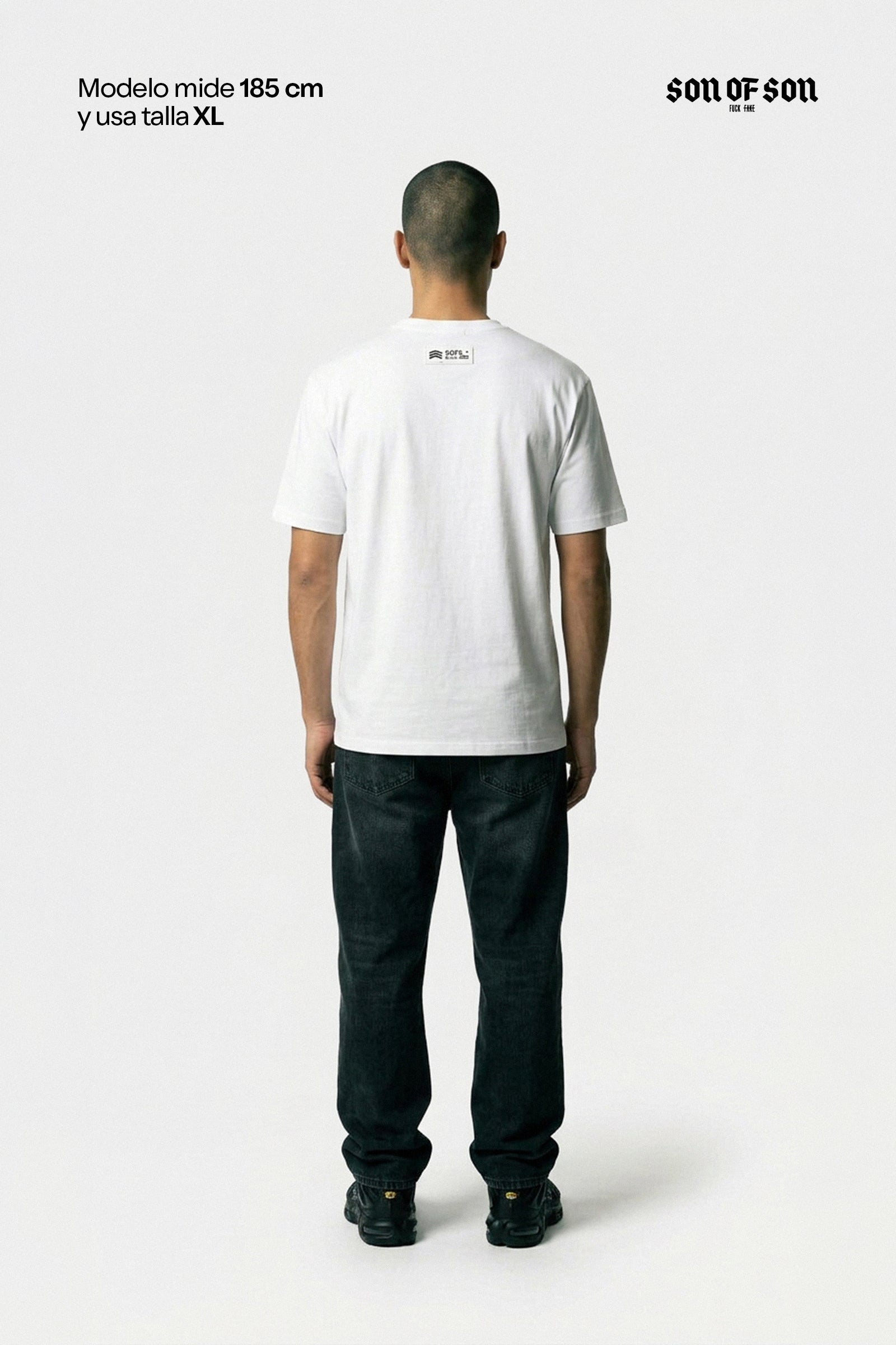 SOFS Precision Regular Tee — White — vista 4