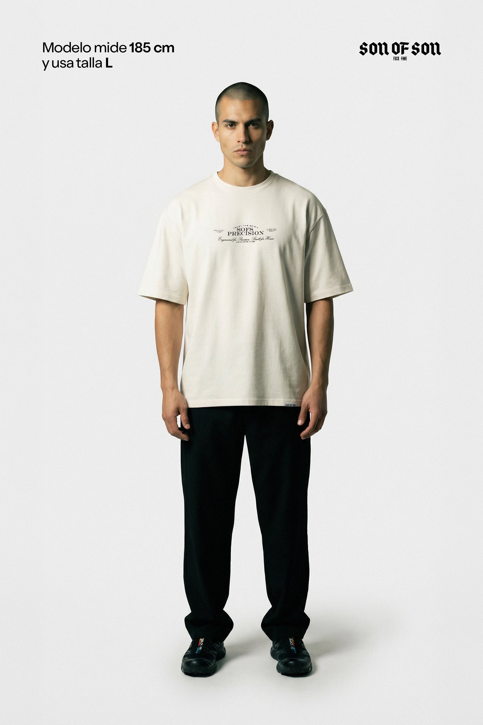 Winchester Oversized T-Shirt — Cream — vista 4