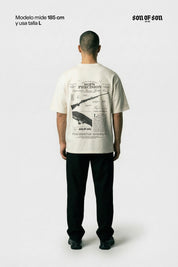 Winchester Oversized T-Shirt — Cream — vista 2