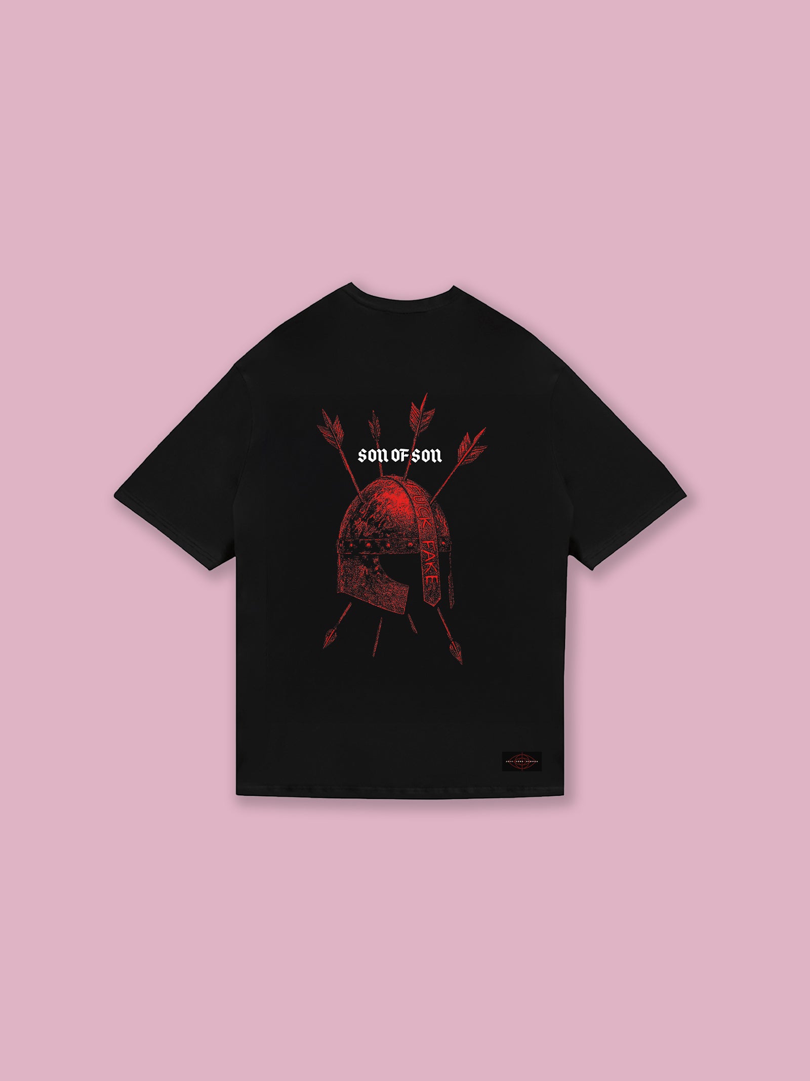 Scar Oversized T-Shirt — Black