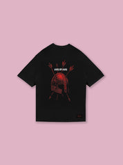 Scar Oversized T-Shirt — Black
