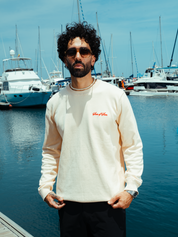 Patriarch Knit Sweater — Cream