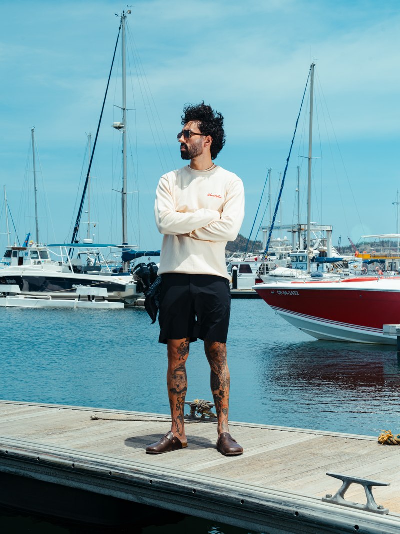 Patriarch Knit Sweater — Cream