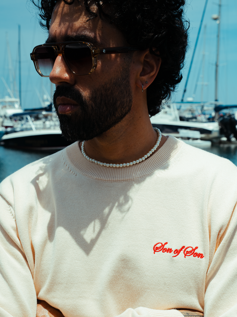 Patriarch Knit Sweater — Cream