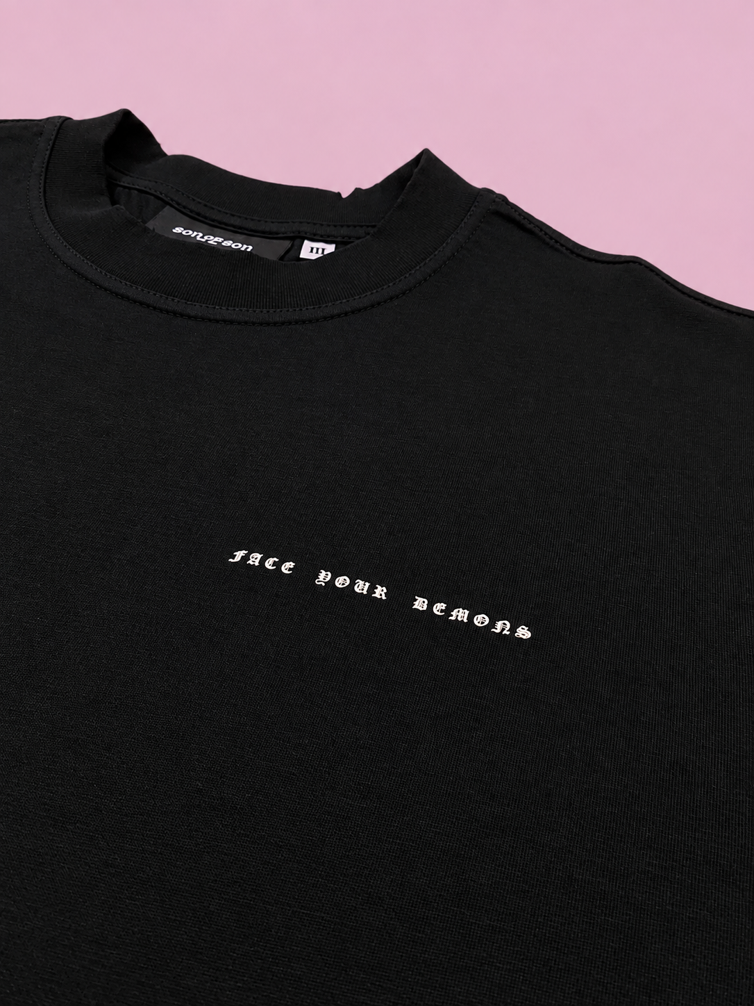 Scar Oversized T-Shirt — Black