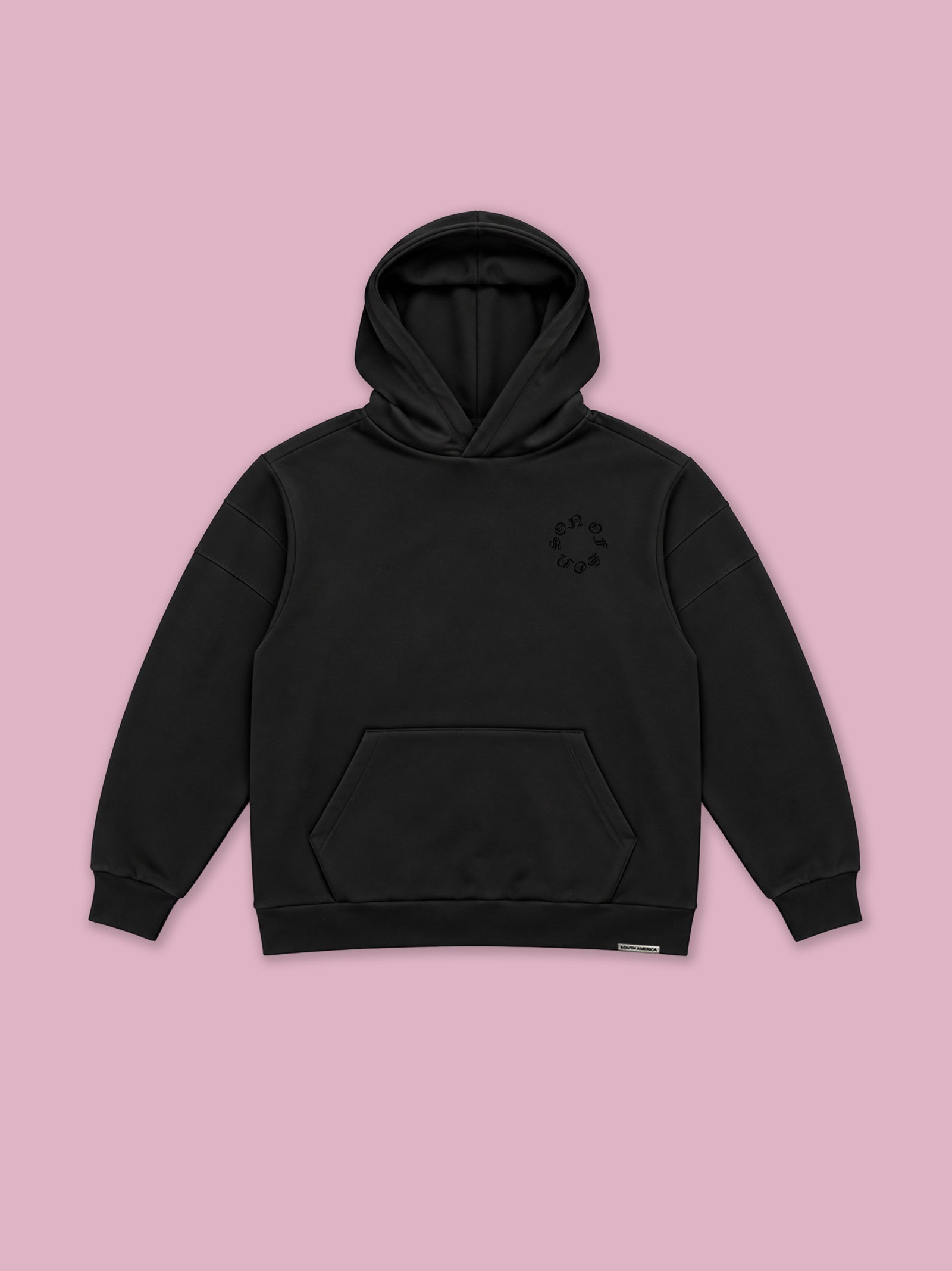 Temper Oversized Hoodie — Black