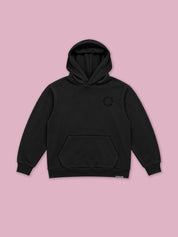 Temper Oversized Hoodie — Black
