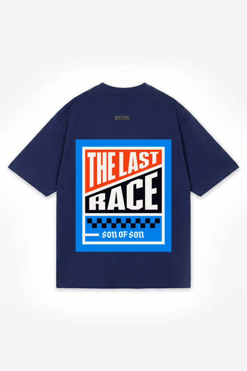 The Last Race Oversized T-Shirt — Blue