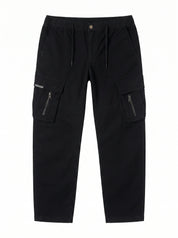 Draw String Cargo Pant — Black