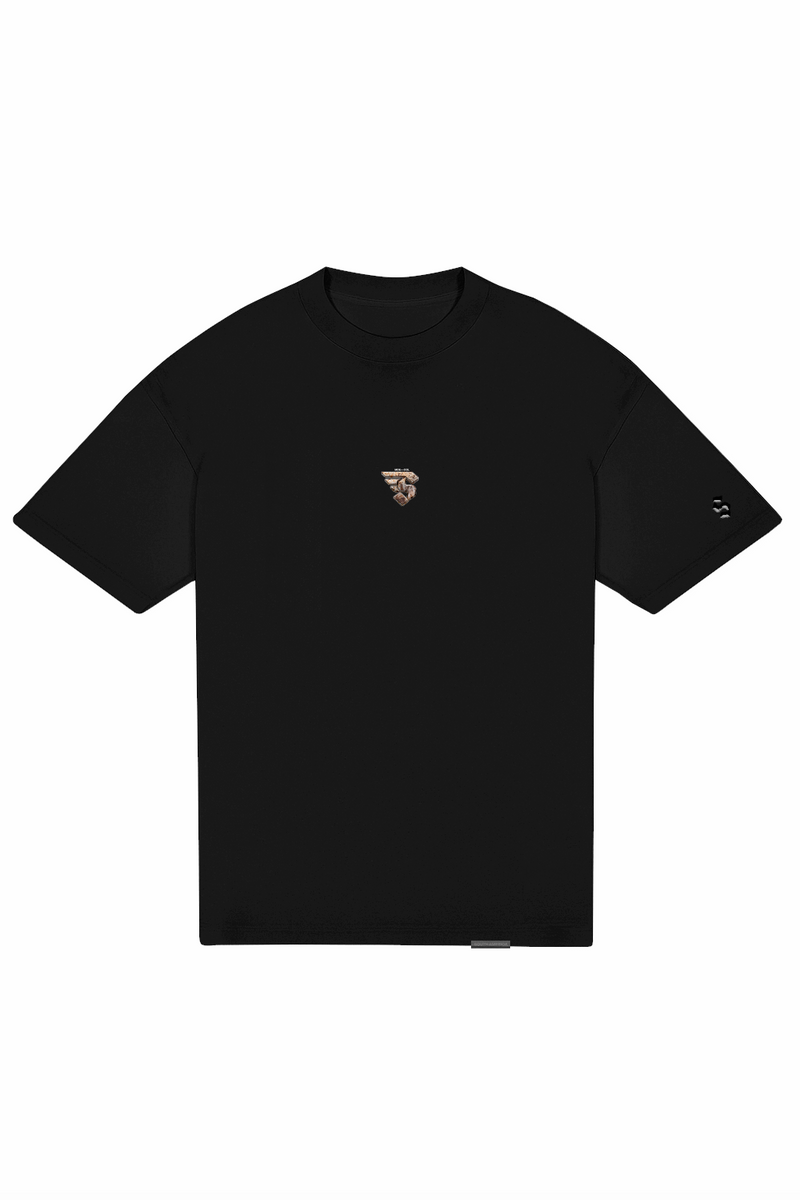 The Last Mile Oversized T-Shirt — Black — vista 4