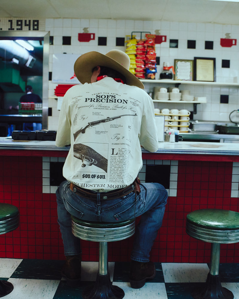 Winchester Oversized T-Shirt — Cream — vista 7